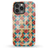 Retro Custom 3D Initials iPhone Case